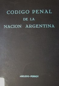 Código Penal de la Nación Argentina